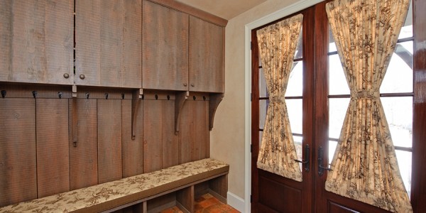 Rustic Mudroom Cubbies